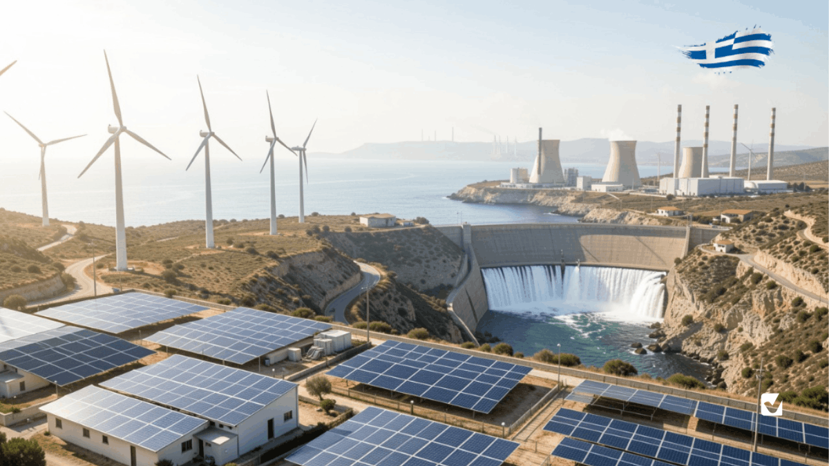 Φανταστείτε μια εικόνα με όλες τις πηγές ενέργειας στην Ελλάδα, δημιουργημένη με AI.